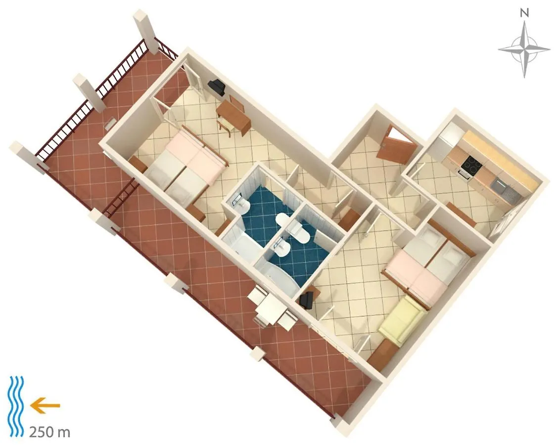 Apartment Selce 2379B